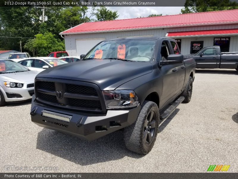 Black / Dark Slate Gray/Medium Graystone 2012 Dodge Ram 1500 ST Quad Cab 4x4