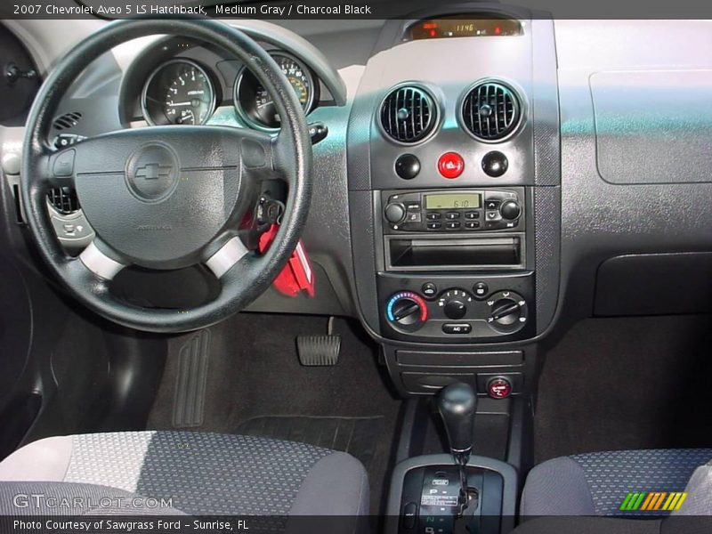 Medium Gray / Charcoal Black 2007 Chevrolet Aveo 5 LS Hatchback