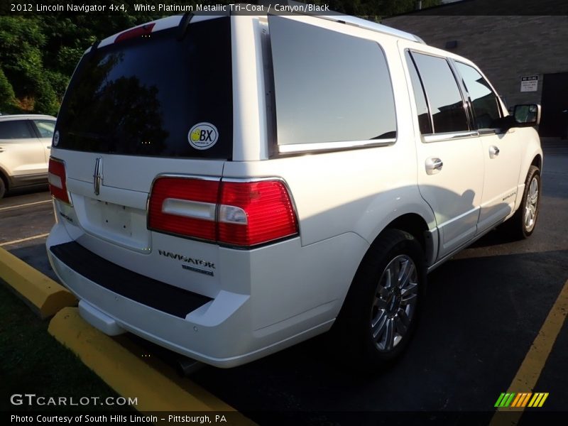 White Platinum Metallic Tri-Coat / Canyon/Black 2012 Lincoln Navigator 4x4