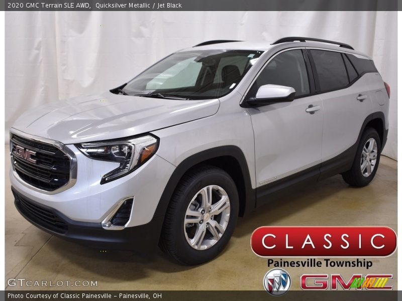 Quicksilver Metallic / Jet Black 2020 GMC Terrain SLE AWD