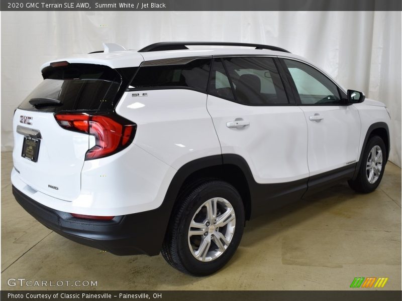 Summit White / Jet Black 2020 GMC Terrain SLE AWD