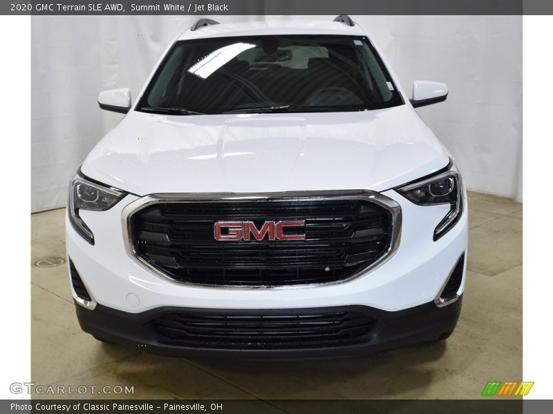 Summit White / Jet Black 2020 GMC Terrain SLE AWD