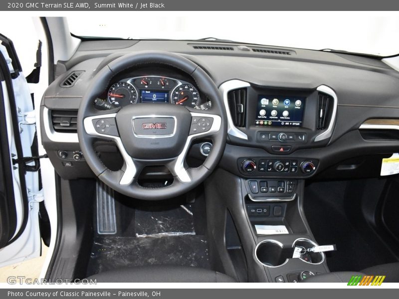 Summit White / Jet Black 2020 GMC Terrain SLE AWD