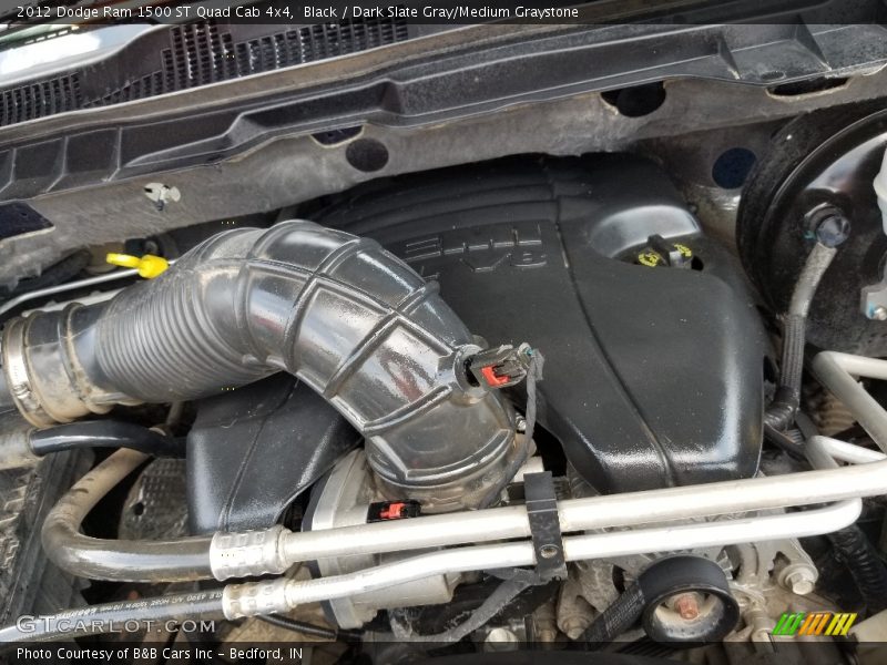 Black / Dark Slate Gray/Medium Graystone 2012 Dodge Ram 1500 ST Quad Cab 4x4