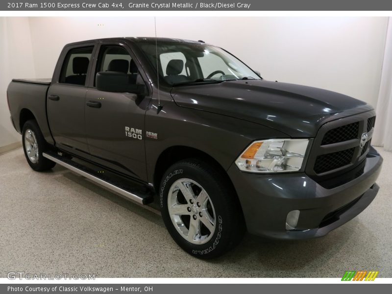 Granite Crystal Metallic / Black/Diesel Gray 2017 Ram 1500 Express Crew Cab 4x4