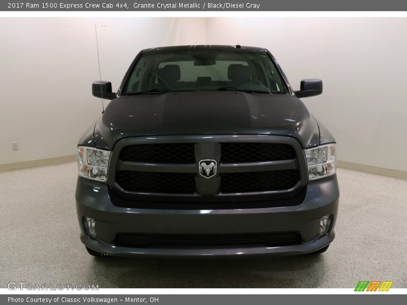 Granite Crystal Metallic / Black/Diesel Gray 2017 Ram 1500 Express Crew Cab 4x4
