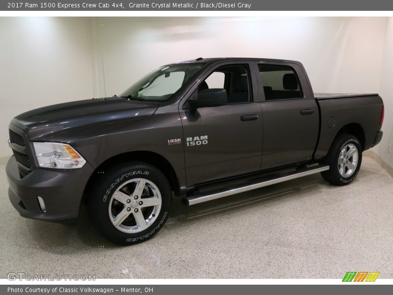 Granite Crystal Metallic / Black/Diesel Gray 2017 Ram 1500 Express Crew Cab 4x4