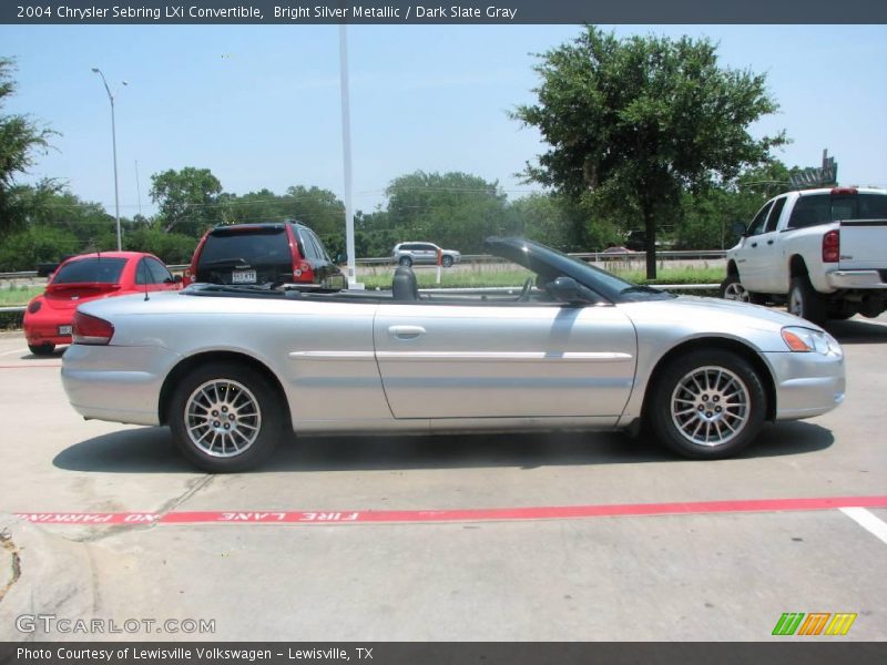 Bright Silver Metallic / Dark Slate Gray 2004 Chrysler Sebring LXi Convertible
