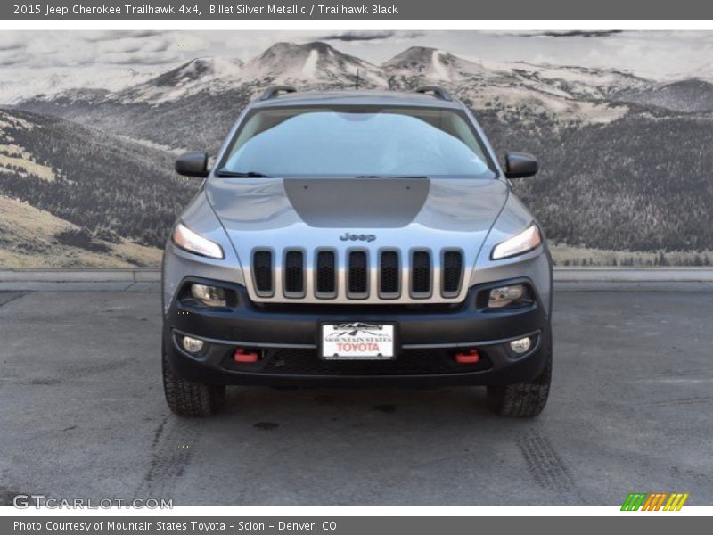 Billet Silver Metallic / Trailhawk Black 2015 Jeep Cherokee Trailhawk 4x4