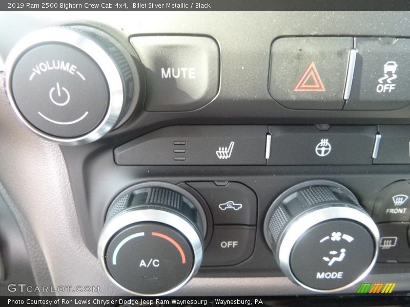 Controls of 2019 2500 Bighorn Crew Cab 4x4