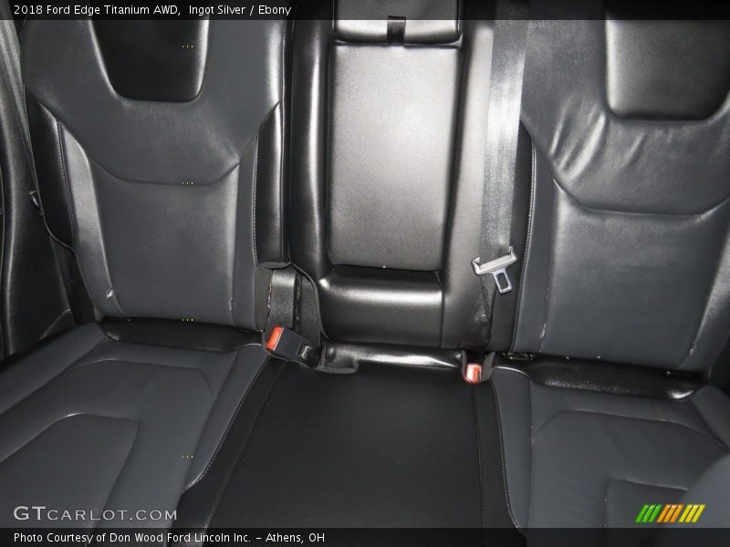 Ingot Silver / Ebony 2018 Ford Edge Titanium AWD