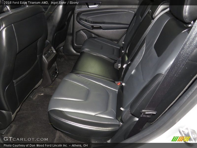 Ingot Silver / Ebony 2018 Ford Edge Titanium AWD