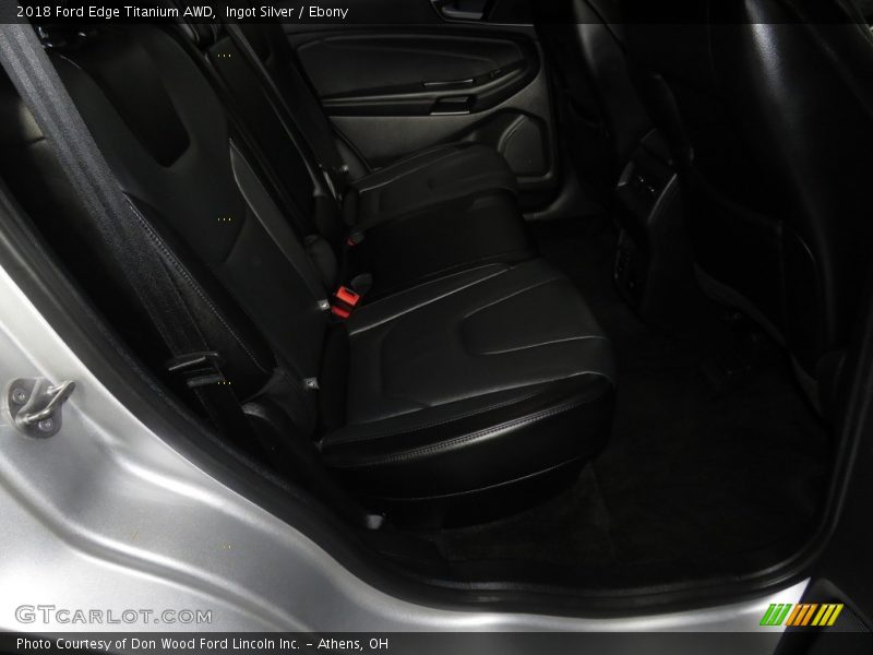 Ingot Silver / Ebony 2018 Ford Edge Titanium AWD