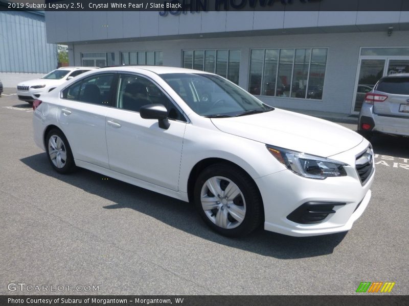 Crystal White Pearl / Slate Black 2019 Subaru Legacy 2.5i