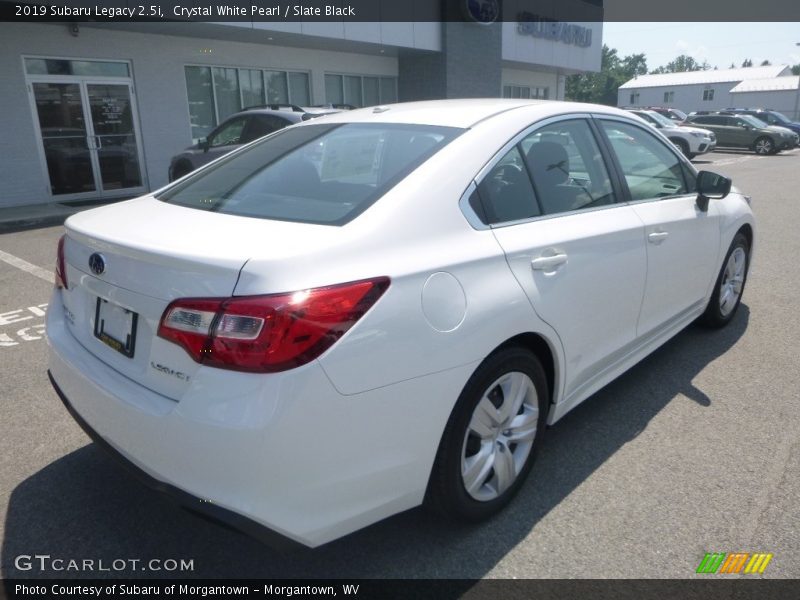 Crystal White Pearl / Slate Black 2019 Subaru Legacy 2.5i