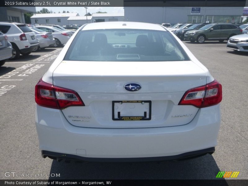Crystal White Pearl / Slate Black 2019 Subaru Legacy 2.5i