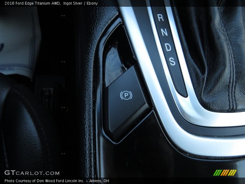 Ingot Silver / Ebony 2018 Ford Edge Titanium AWD