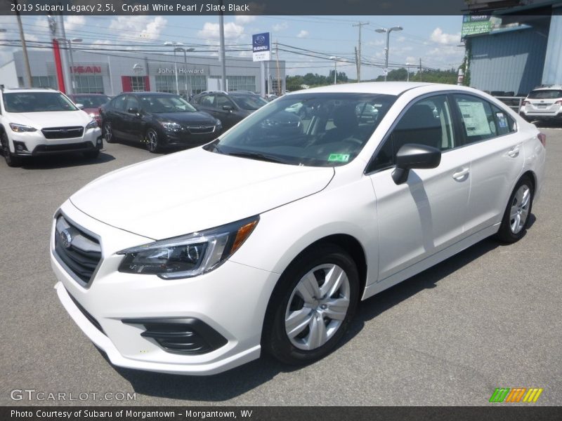 Crystal White Pearl / Slate Black 2019 Subaru Legacy 2.5i