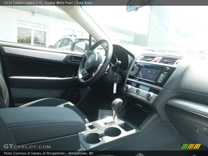 Crystal White Pearl / Slate Black 2019 Subaru Legacy 2.5i