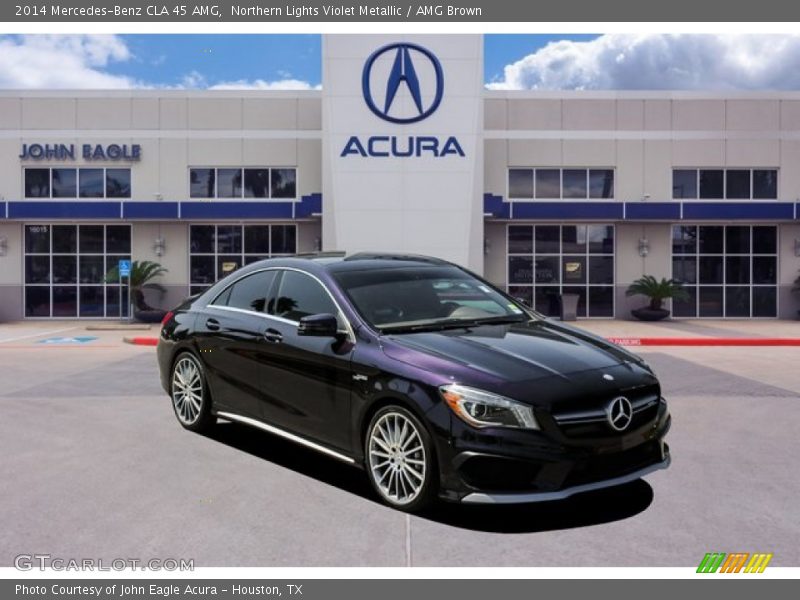 Northern Lights Violet Metallic / AMG Brown 2014 Mercedes-Benz CLA 45 AMG