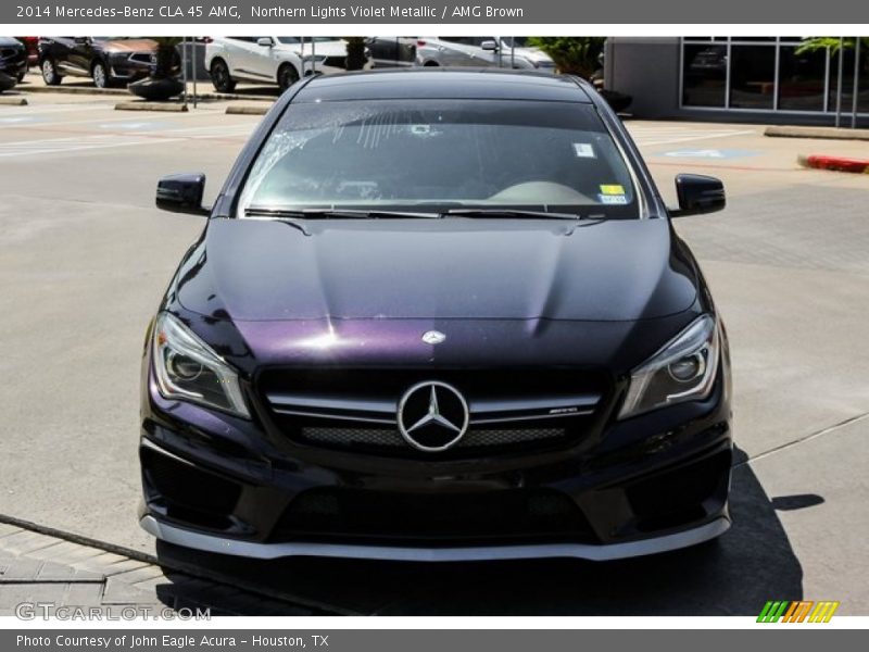 Northern Lights Violet Metallic / AMG Brown 2014 Mercedes-Benz CLA 45 AMG