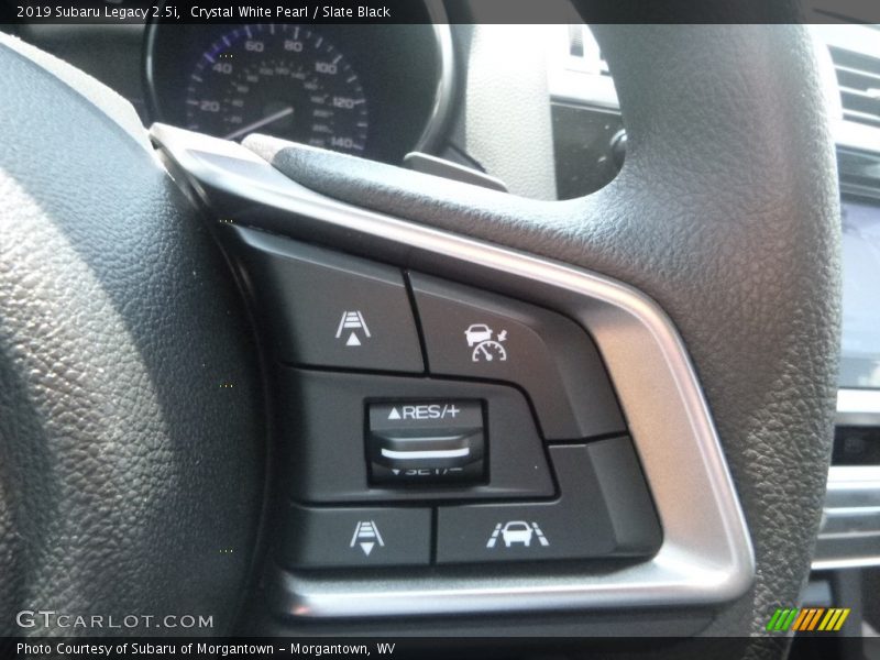 Crystal White Pearl / Slate Black 2019 Subaru Legacy 2.5i