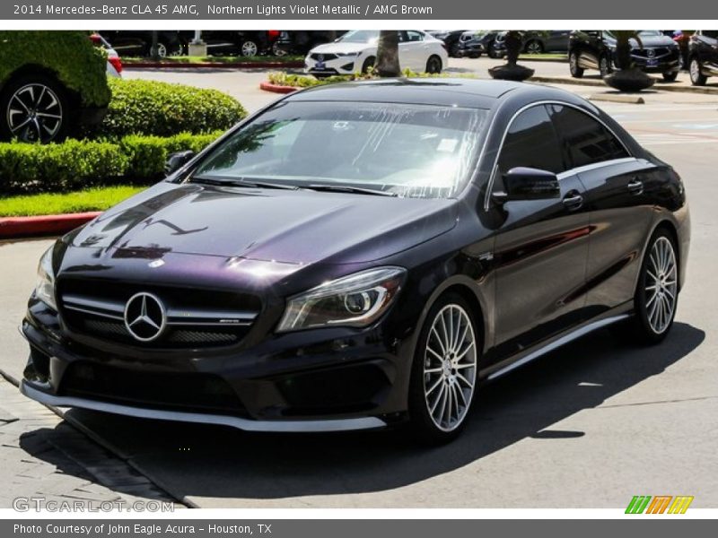 Northern Lights Violet Metallic / AMG Brown 2014 Mercedes-Benz CLA 45 AMG