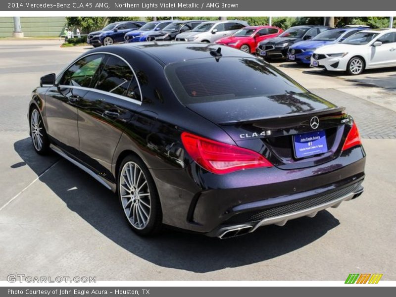 Northern Lights Violet Metallic / AMG Brown 2014 Mercedes-Benz CLA 45 AMG