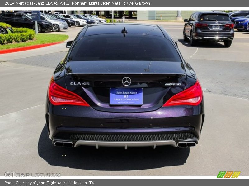 Northern Lights Violet Metallic / AMG Brown 2014 Mercedes-Benz CLA 45 AMG