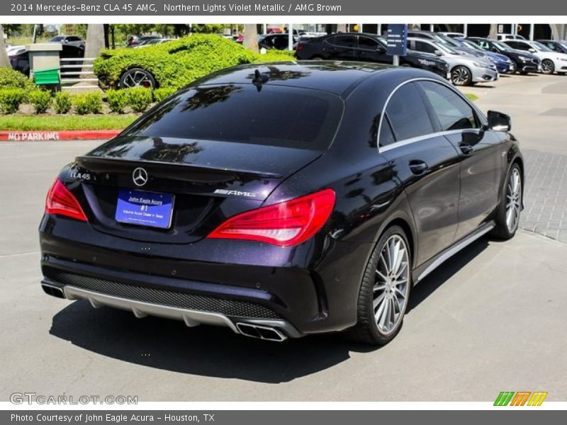 Northern Lights Violet Metallic / AMG Brown 2014 Mercedes-Benz CLA 45 AMG