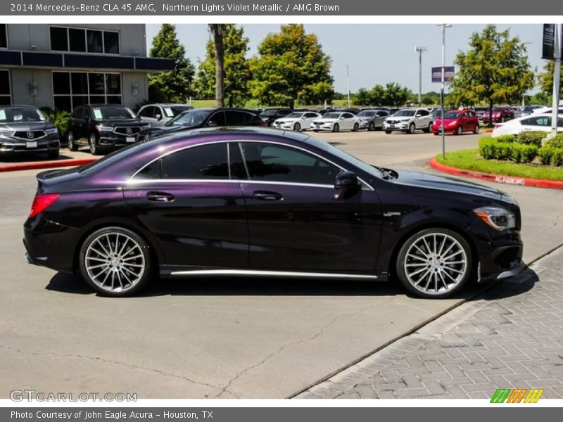 Northern Lights Violet Metallic / AMG Brown 2014 Mercedes-Benz CLA 45 AMG