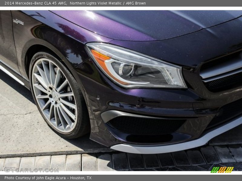 Northern Lights Violet Metallic / AMG Brown 2014 Mercedes-Benz CLA 45 AMG