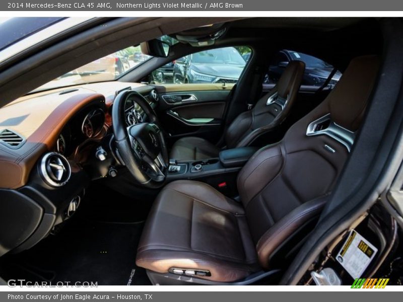 Northern Lights Violet Metallic / AMG Brown 2014 Mercedes-Benz CLA 45 AMG