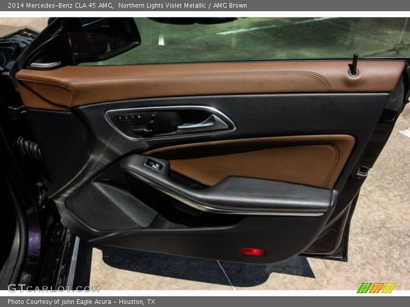 Northern Lights Violet Metallic / AMG Brown 2014 Mercedes-Benz CLA 45 AMG