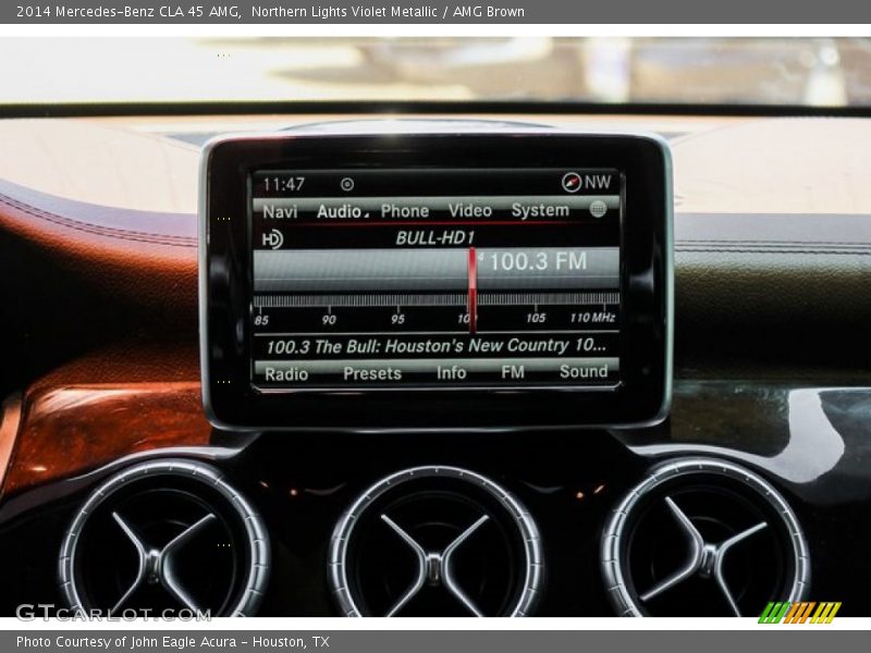 Northern Lights Violet Metallic / AMG Brown 2014 Mercedes-Benz CLA 45 AMG