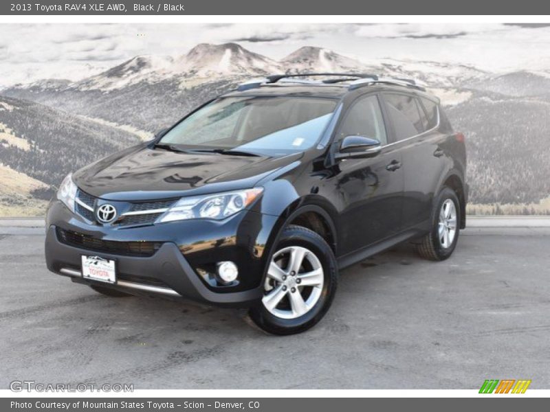 Black / Black 2013 Toyota RAV4 XLE AWD