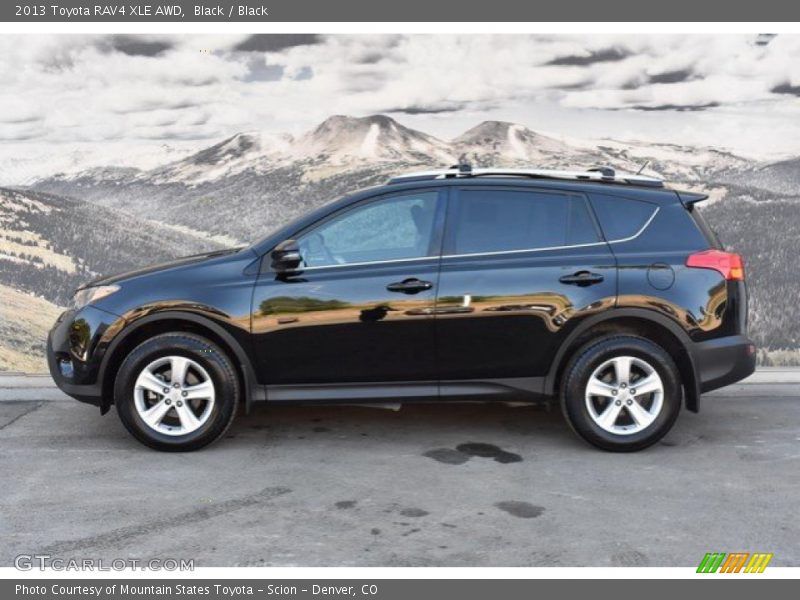 Black / Black 2013 Toyota RAV4 XLE AWD