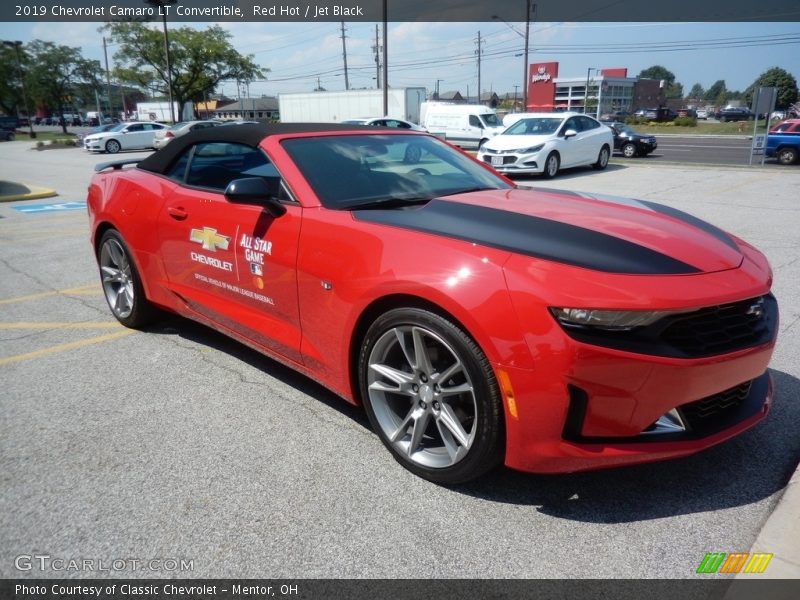 Red Hot / Jet Black 2019 Chevrolet Camaro LT Convertible