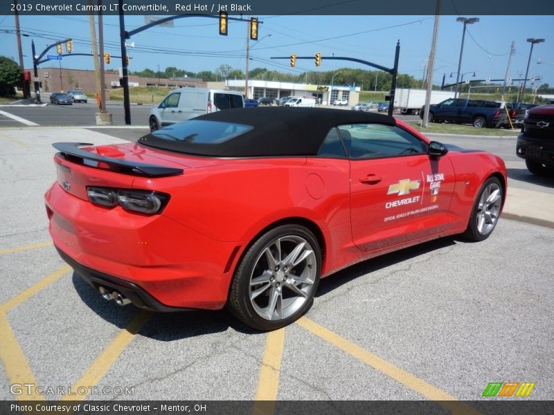 Red Hot / Jet Black 2019 Chevrolet Camaro LT Convertible