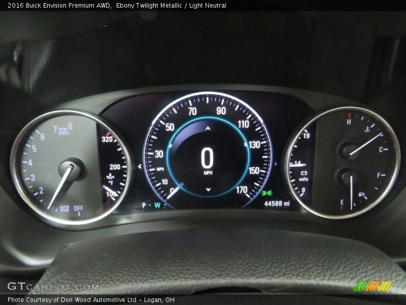 Ebony Twilight Metallic / Light Neutral 2016 Buick Envision Premium AWD