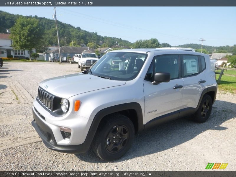 Glacier Metallic / Black 2019 Jeep Renegade Sport