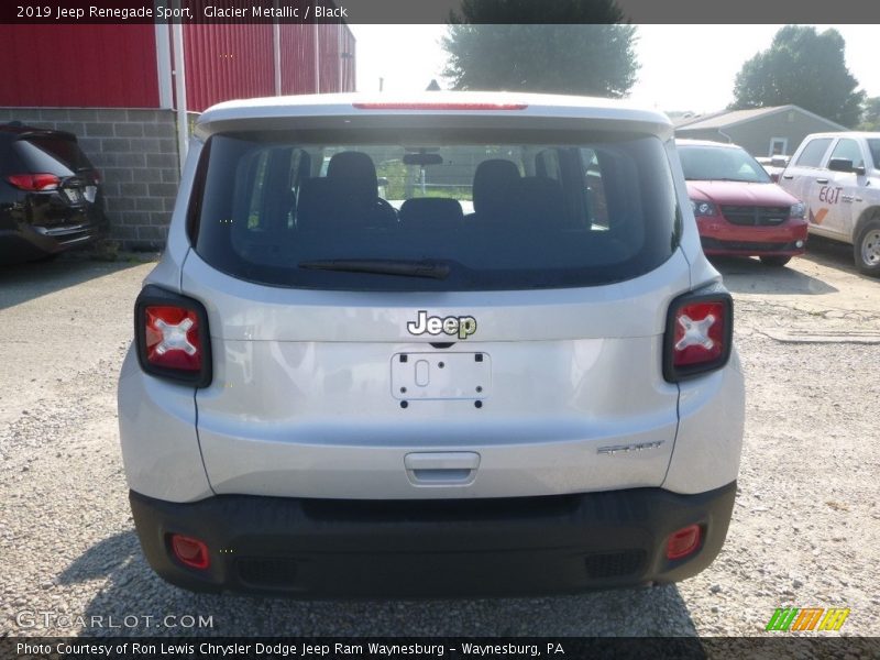 Glacier Metallic / Black 2019 Jeep Renegade Sport