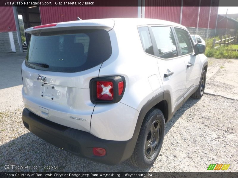 Glacier Metallic / Black 2019 Jeep Renegade Sport