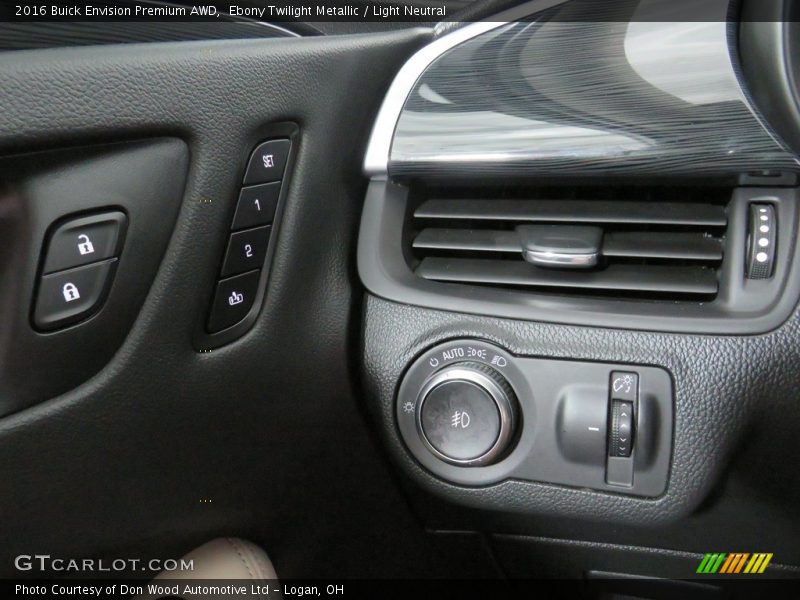 Ebony Twilight Metallic / Light Neutral 2016 Buick Envision Premium AWD