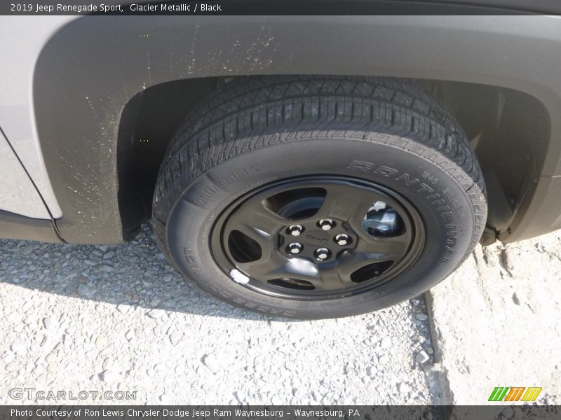 Glacier Metallic / Black 2019 Jeep Renegade Sport