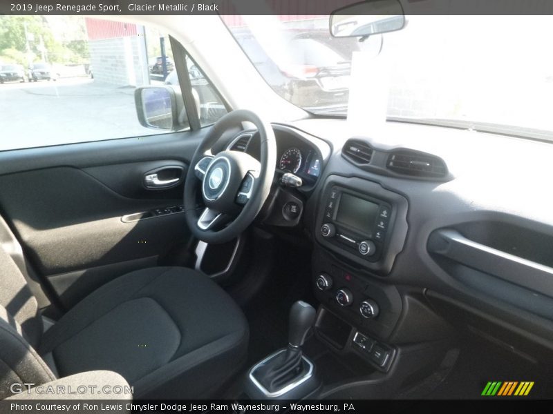 Glacier Metallic / Black 2019 Jeep Renegade Sport