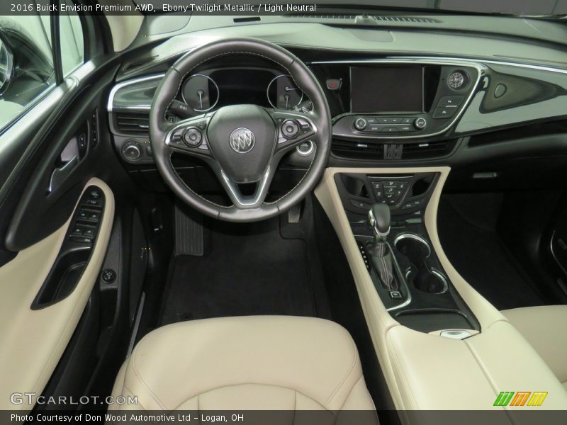 Ebony Twilight Metallic / Light Neutral 2016 Buick Envision Premium AWD