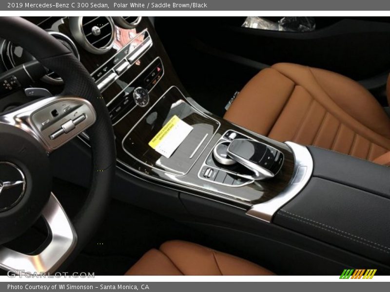 Polar White / Saddle Brown/Black 2019 Mercedes-Benz C 300 Sedan