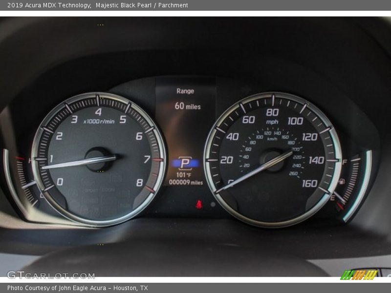 Majestic Black Pearl / Parchment 2019 Acura MDX Technology