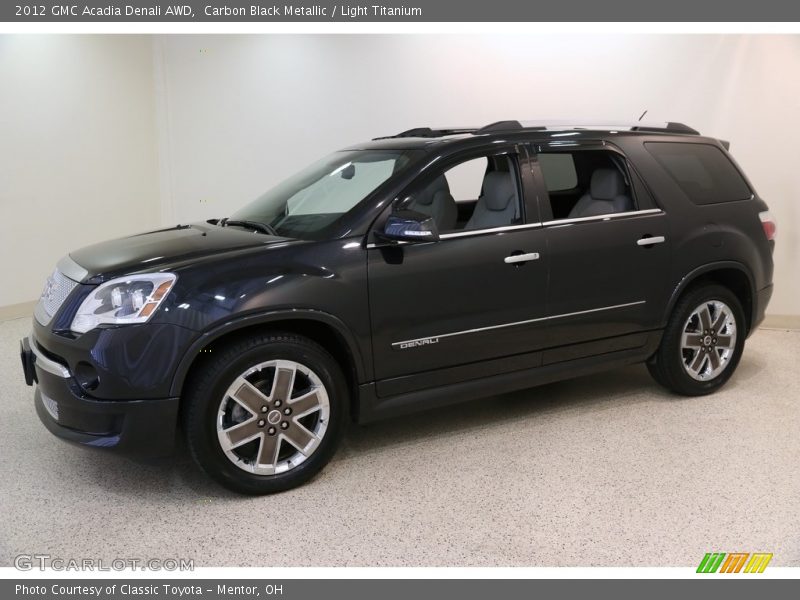 Carbon Black Metallic / Light Titanium 2012 GMC Acadia Denali AWD